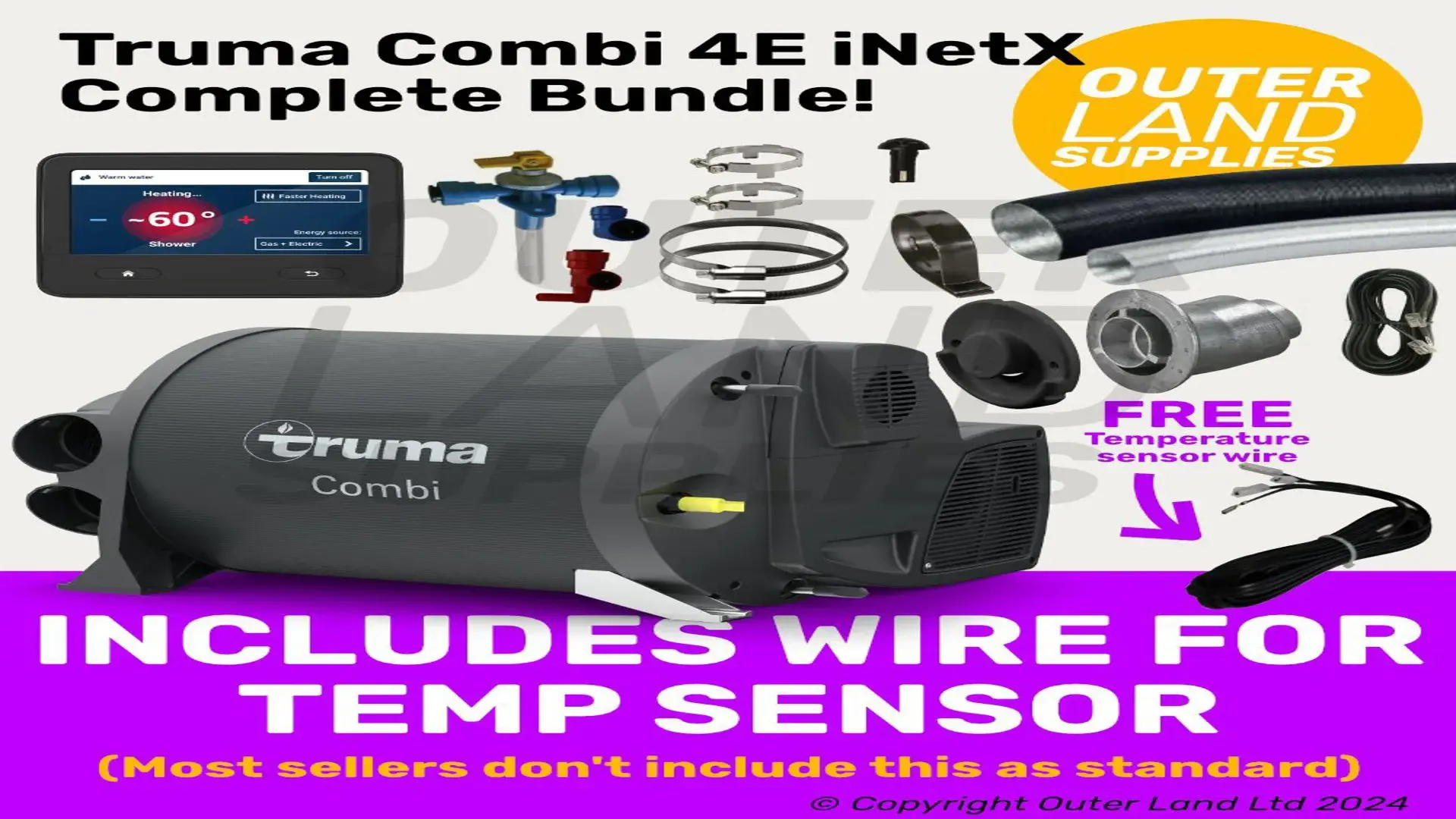Outer Land Supplies Truma Gas Heating Hot Water