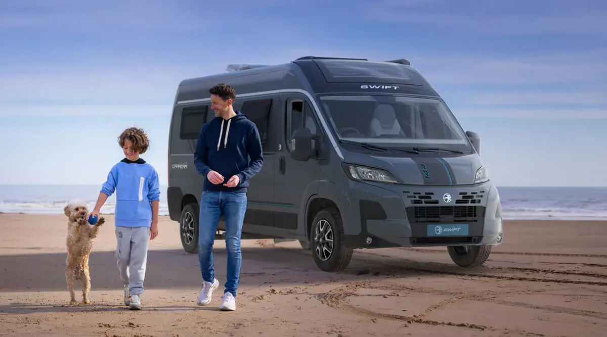 Swift Carrera 244 On The Beach