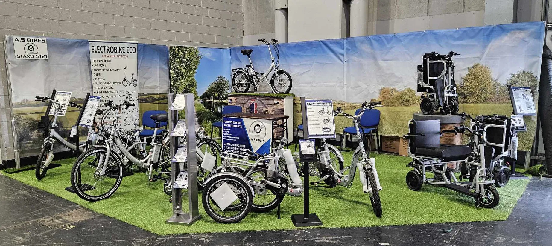 AS Folding Bikes Stand Feb24