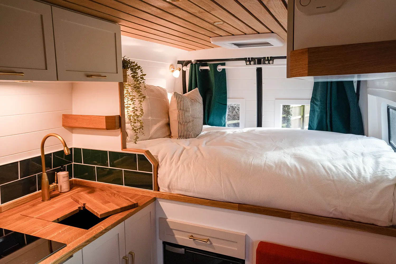 Vanlife Kunu Campervan Interior Bed